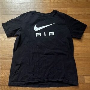 Nike Black T-Shirt with White Logo